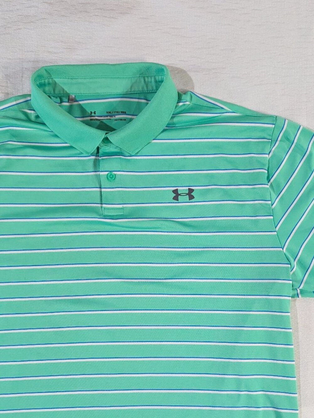 Under Armour UA Playoff Striped Performance Polo